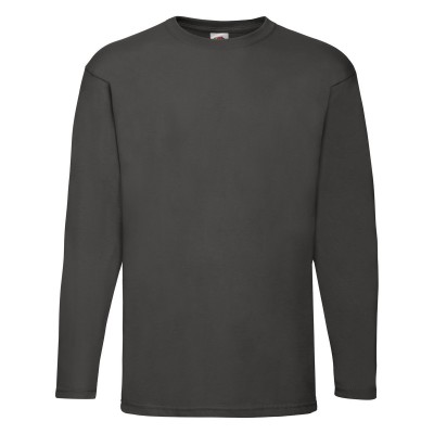 T-Shirt Valueweight Long Sleeve T colore light graphite taglia S