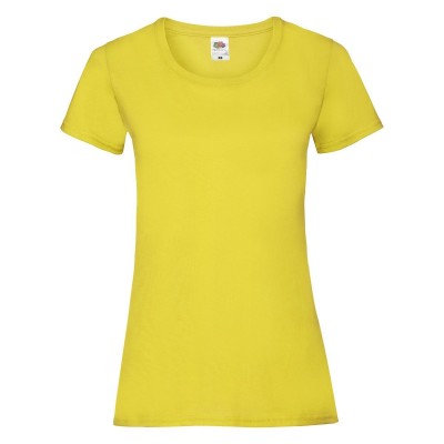 T-Shirt Ladies Valueweight T colore yellow taglia XS