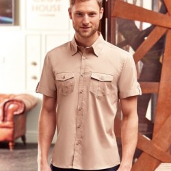 Camicie Men's Roll Short Sleeve Shirt