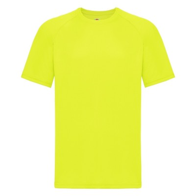 T-Shirt Performance T colore bright yellow taglia S