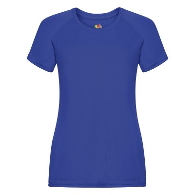 T-Shirt Ladies Performance T colore royal blue taglia XS