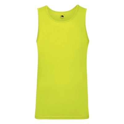 T-Shirt Performance Vest colore bright yellow taglia S