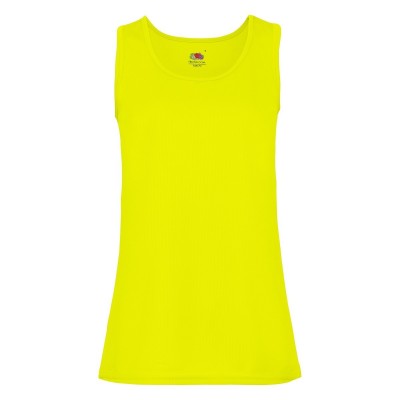 T-Shirt Ladies Performance Vest colore bright yellow taglia XS