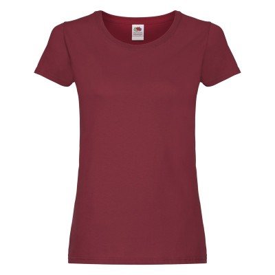 T-Shirt Ladies Original T colore brick red taglia XS