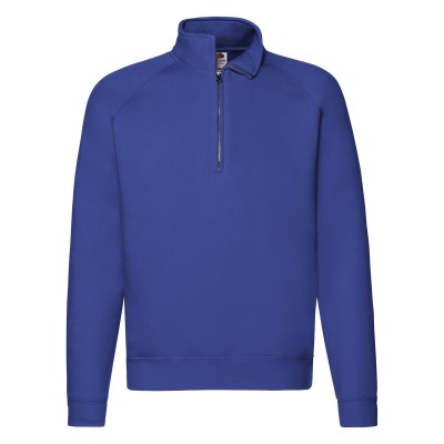 Felpe Premium Zip Neck Sweat colore royal blue taglia S