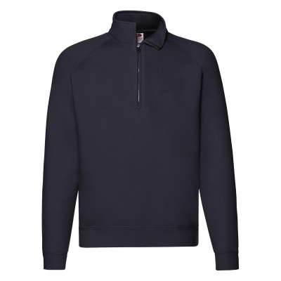 Felpe Premium Zip Neck Sweat colore deep navy taglia S