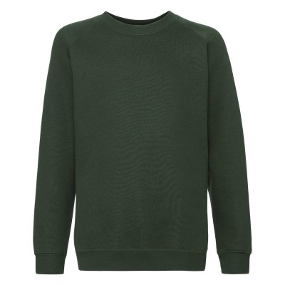 Felpe Kids Premium Raglan Sweat colore bottle green taglia 9/11