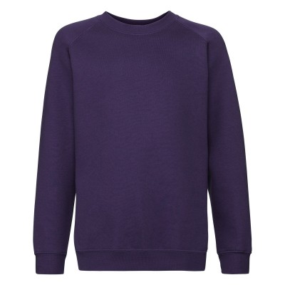 Felpe Kids Premium Raglan Sweat colore purple taglia 3/4