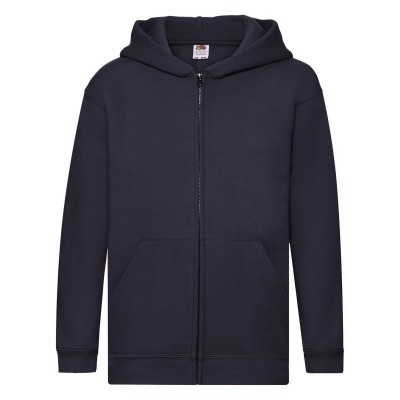 Felpe Kids Premium Hooded Sweat Jacket colore deep navy taglia 5/6