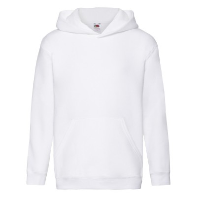 Felpe Kids Premium Hooded Sweat colore white taglia 14-15