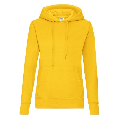 Felpe Ladies Classic Hooded Sweat colore sunflower taglia XS