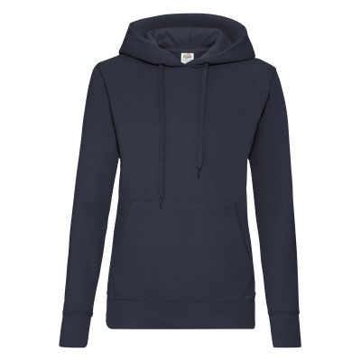 Felpe Ladies Classic Hooded Sweat colore deep navy taglia XS