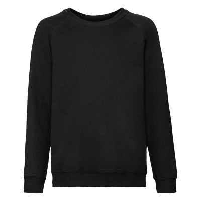 Felpe Kids Classic Raglan Sweat colore black taglia 3/4