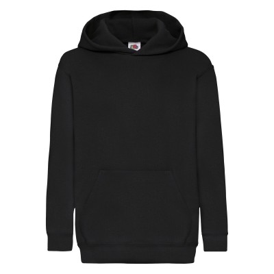 Felpe Kids Classic Hooded Sweat colore black taglia 5/6