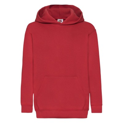 Felpe Kids Classic Hooded Sweat colore red taglia 5/6