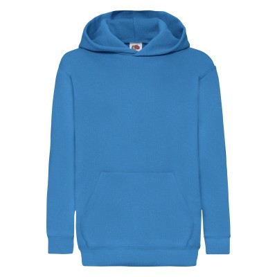Felpe Kids Classic Hooded Sweat colore azure blue taglia 5/6