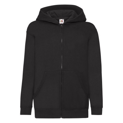 Felpe Kids Classic Hooded Sweat Jacket colore black taglia 5/6