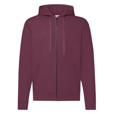 Felpe Classic Hooded Sweat Jacket colore burgundy taglia S