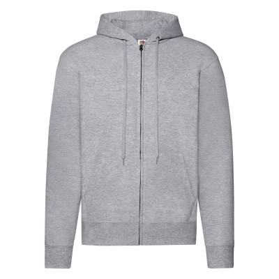 Felpe Classic Hooded Sweat Jacket colore heather grey taglia S