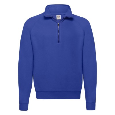 Felpe Classic Zip Neck Sweat colore royal blue taglia S