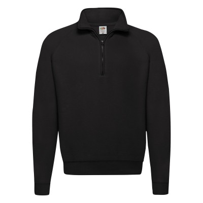 Felpe Classic Zip Neck Sweat colore black taglia S