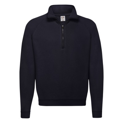 Felpe Classic Zip Neck Sweat colore deep navy taglia S