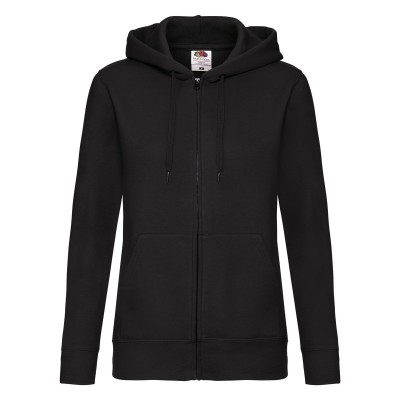Felpe Ladies Premium Hooded Sweat Jacket colore black taglia XS