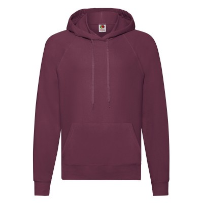 Felpe Lightweight Hooded Sweat colore burgundy taglia S