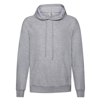 Felpe Lightweight Hooded Sweat colore heather grey taglia S