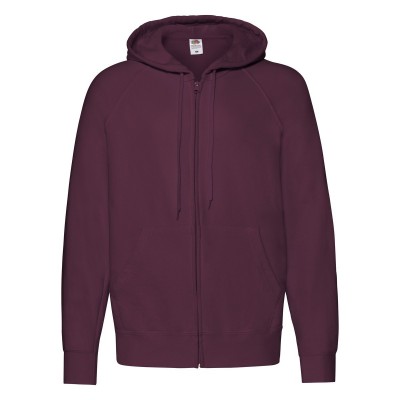 Felpe Lightweight Hooded Sweat Jacket colore burgundy taglia S