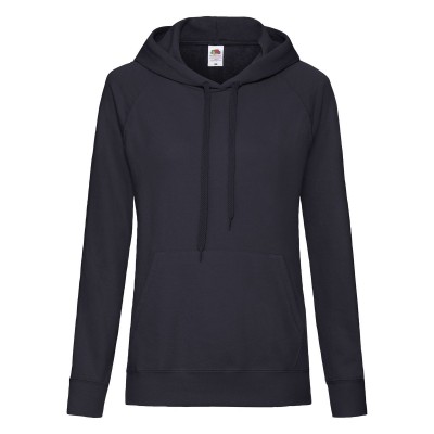 Felpe Ladies Lightweight Hooded Sweat colore deep navy taglia XS
