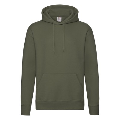 Felpe Premium Hooded Sweat colore classic olive taglia S