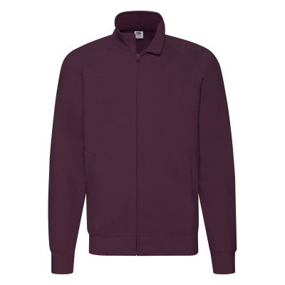 Felpe Lightweight Sweat Jacket colore burgundy taglia S