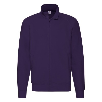 Felpe Lightweight Sweat Jacket colore purple taglia S