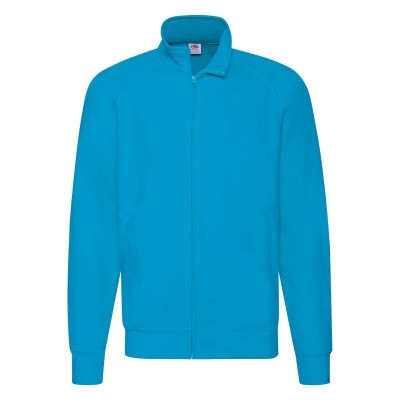 Felpe Lightweight Sweat Jacket colore azure blue taglia S