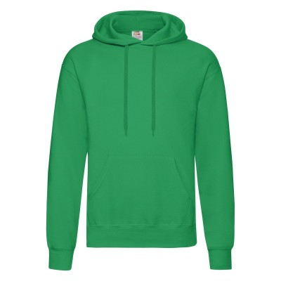 Felpe Classic Hooded Sweat colore kelly green taglia S