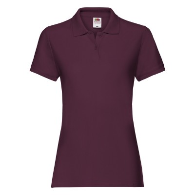 Polo Ladies Premium Polo colore burgundy taglia XS