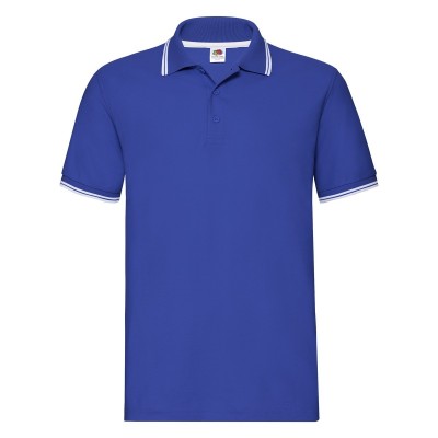 Polo Premium Tipped Polo colore royal blue-white taglia M