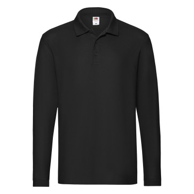 Polo Premium Long Sleeve Polo colore black taglia S