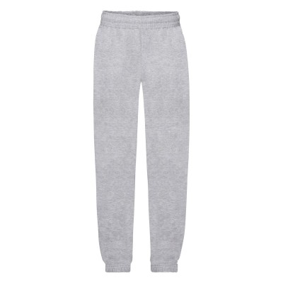 Pantaloni Kids Classic Elasticated Cuff Jog Pants colore heather grey taglia 5/6