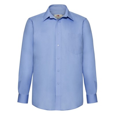 Camicie Poplin Shirt Long Sleeve colore mid blue taglia S