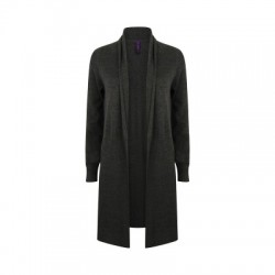 Camicie Ladies' Longline Open Cardigan colore grey marl taglia XS