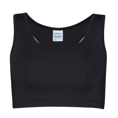 T-Shirt Girlie Cool Sports Crop Top colore jet black taglia XS