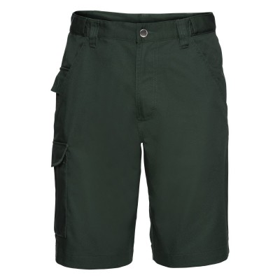 Pantaloni Adults' Polycotton Twill Shorts colore bottle green taglia 44/38