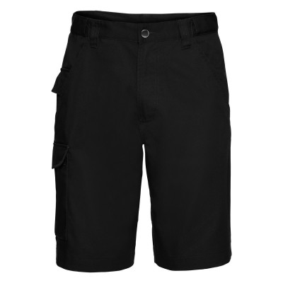 Pantaloni Adults' Polycotton Twill Shorts colore black taglia 44/38