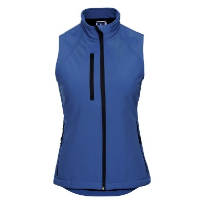 Soft shell Ladies' Softshell Gilet colore azure blue taglia XS
