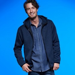 Pile Men's Knitted Fleece Hoody