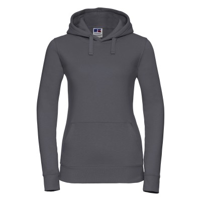 Felpe Ladies' Authentic Hooded Sweat colore convoy grey taglia XS