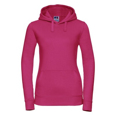 Felpe Ladies' Authentic Hooded Sweat colore fuchsia taglia XS