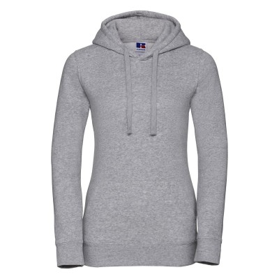 Felpe Ladies' Authentic Hooded Sweat colore light oxford taglia XS